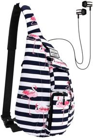 img 4 attached to 🎒 HAWEE Waterproof Shoulder Knapsack Backpack