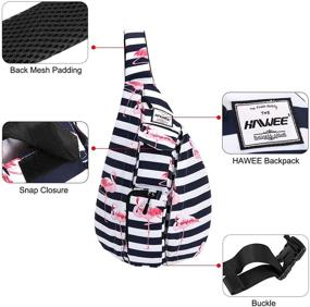 img 1 attached to 🎒 HAWEE Waterproof Shoulder Knapsack Backpack