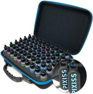 👝 efficiently store and organize your alcohol ink collection with pixiss alcohol ink storage carrying case! perfect for 60x 0.5-ounce bottles of alcohol ink, stickles, glossy accents or reinkers, ideal travel case (ink not included) logo