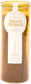 img 4 attached to 🕯️ Paddywax Candles Haze Collection: 100-Piece, Tobacco Patchouli Incense Sticks in Glass Jar - Premium Fragrance for a Soothing Ambiance