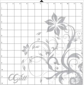 img 1 attached to Premium C-Gull Silhouette Style Cutting Mat for Precision Sewing, 12-Inch by 12-Inch