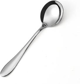 img 3 attached to 🥄 Eslite Spoons Stainless Bouillion 12 Piece: Sleek and Durable Utensils for Soups and More!