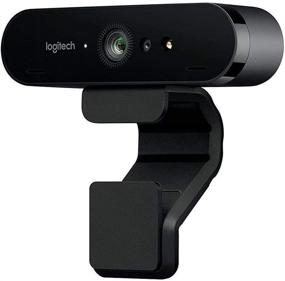 img 2 attached to 📷 Logitech BRIO Ultra HD Webcam - Black: Perfect for Video Conferencing, Recording, and Streaming