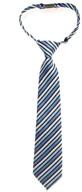 👔 revive classic style: retreez retro stripe microfiber pre tied boys' necktie accessories logo