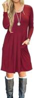 basic faith pleated pockets burgundy xl women's clothing in dresses logo