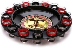 img 1 attached to Maxam USA Wholesaler: Enhance Your Party with the SPROULT 16-Shot Roulette Drinking Game Set, Black/Red