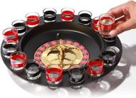 maxam usa wholesaler: enhance your party with the sproult 16-shot roulette drinking game set, black/red логотип