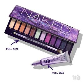 img 3 attached to Улучшенная оптимизация SEO: Набор для макияжа глаз Urban Decay - 💄 Палетка теней для век Naked Ultraviolet + Полноразмерный грунт для теней Potion