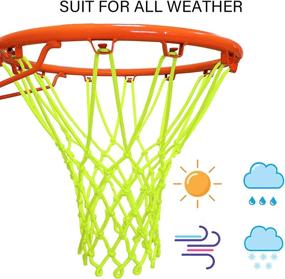 img 2 attached to 🏀 LAO XUE Nightlight Basketball Net: Illuminating Outdoor Fun with Sun Powered Luminosity!