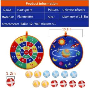 img 2 attached to Rapify Dartboard Classic 3 Year Old Pre Kindergarten