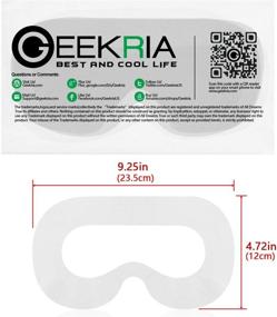 img 3 attached to 🎭Geekria 100PCS Одноразовая маска для лица + 1 шт. Магическая палочка для гарнитуры виртуальной реальности HTC Vive Pro/Мягкая дышащая нетканая ткань