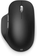 🖱️ matte black microsoft ergonomic bluetooth mouse logo