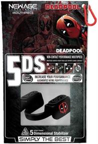 img 2 attached to 🏋️ Enhance Sports Performance with New Age Performance 5DS Mouthpiece - Lower Jaw - No-Contact - Includes Case - Marvel Deadpool