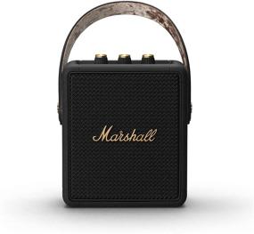 img 4 attached to 🔈 Портативная акустическая система Marshall Stockwell II с технологией Bluetooth - элегантный черный и классическая латунь - эксклюзивно на Amazon.