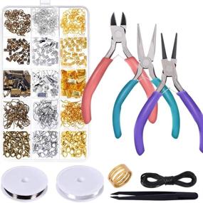 img 4 attached to 💎 Anezus Jewelry Repair Kit: Complete Set for Jewelry Repair, Making & Beading