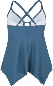 img 2 attached to 👗 Mycoco Control Tankini Swimdress 18: Stylish Women's Clothing for Flattering Swimsuits & Cover Ups