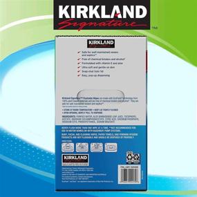 img 3 attached to 💧 Kirkland Signature Moist Flushable Enhanced Cleansing &amp; Freshness Ultra Soft Hypoallergenic Plant-Based Wipes - 632 Count: Premium Eco-friendly Wipes for Gentle Hygiene