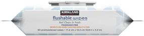 img 1 attached to 💧 Kirkland Signature Moist Flushable Enhanced Cleansing &amp; Freshness Ultra Soft Hypoallergenic Plant-Based Wipes - 632 Count: Premium Eco-friendly Wipes for Gentle Hygiene