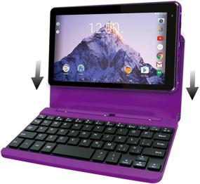 img 3 attached to 📱 RCA Voyager Pro 7-inch Tablet with Keyboard Case, Multi-Touch Display, Android Go Edition (8.1) - Purple