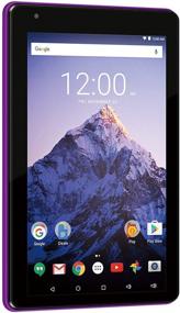 img 2 attached to 📱 RCA Voyager Pro 7-inch Tablet with Keyboard Case, Multi-Touch Display, Android Go Edition (8.1) - Purple