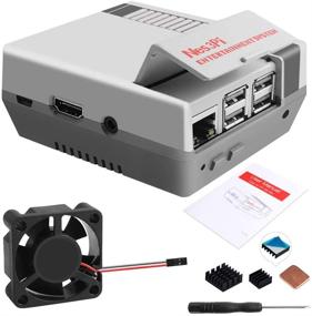 img 4 attached to ⚡️ GeeekPi Retro Gaming Nes3Pi Case with Fan and Cooling for Raspberry Pi 3B+, Raspberry Pi 2B/3B/3B+ Cases with Heatsinks
