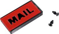 📫 stylish front mount mailbox flag by rowithma - 4" x 2" x 0.4" - perfect replacement for brick/stone mailboxes logo