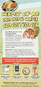 img 2 attached to 🦀 Optimal Water Conditioning for Hermit Crabs: Discover Zoo Med's Hermit Crab Drinking Water Conditioner