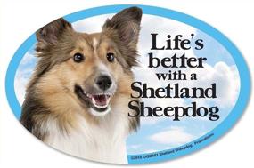 img 1 attached to Prismatix Decal Magnets Shetland Sheepdog