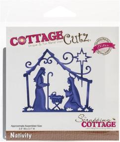 img 1 attached to 🎅 CottageCutz Nativity Elites Die: необходимый элемент для великолепных рождественских поделок!