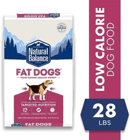 img 3 attached to Natural Balance Fat Dogs, Low-Calorie Chicken Meal & Salmon Meal Adult Dry Dog Food for Overweight Dogs with Garbanzo Beans, Peas & Oatmeal