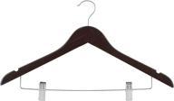 simplify pack mahogany suit hangers logo