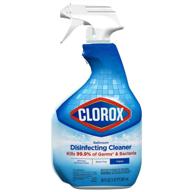 🚽 clorox bleach-free bathroom cleaner spray, 30oz bottle - disinfects (package design may vary) logo