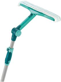 img 3 attached to Leifheit Telescopic Handle Window Cleaner with Rotation and Squeegee, Adjustable Length 110-190 cm