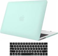 👨 procase macbook pro 13 case (clear green) 2019-2016 release - a2159 a1989 a1706 a1708 - hard shell cover & keyboard skin included logo