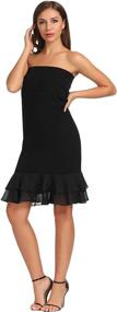 img 1 attached to 👗 GRACE KARIN Women's Knee Length Underskirt: Ruffled Chiffon Dress Skirt & Half Slip Extender S-XXL - Elegant Layering Solution