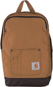 img 1 attached to 🎒 Carhartt Legacy Compact Tablet Backpack: Reliable Durability in Brown