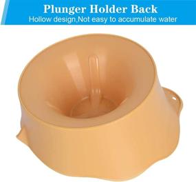 img 2 attached to Convenient and Hygienic Samshow Universal Toilet Plunger Holder Drip Tray - Ideal for All Plungers, Suitable for Bathrooms and Kitchens