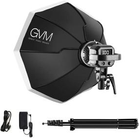 img 4 attached to GVM 80W Softbox Lighting Kit - APP Control, Professional Studio Photography Lighting with Digital Display, LED Video Light - 5600K Color Temperature and CRI 97+ - Ideal for Portrait, Product, and Fashion Shooting