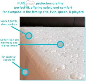 img 3 attached to PUREgrace Eucalyptus Full Mattress Protector