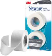 🩹 nexcare gentle paper first aid tape - easy tear design, pack of 2 rolls логотип