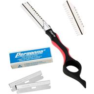 💇 personna flare hair shaping razor: get salon-quality results with 5 glide coated blades free! logo