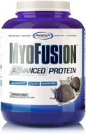 gaspari nutrition myofusion advanced protein - cookies 🥛 and cream, 4 pound: powerful muscle recovery and growth supplement logo