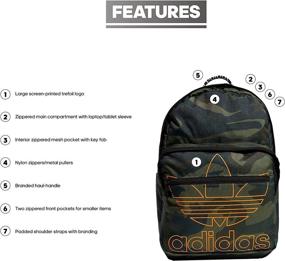 img 3 attached to 🎒 Optimized for SEO: Adidas Originals Trefoil Pocket Backpack - Versatile Daypacks