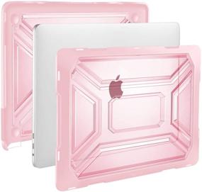 img 1 attached to 🌸 MOSISO MacBook Pro 13 inch Case 2020 Release A2338 M1 A2289 A2251: Heavy Duty Protective Shell with TPU Bumper, Keyboard Cover - Rose Quartz