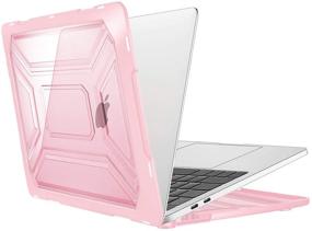 img 2 attached to 🌸 MOSISO MacBook Pro 13 inch Case 2020 Release A2338 M1 A2289 A2251: Heavy Duty Protective Shell with TPU Bumper, Keyboard Cover - Rose Quartz