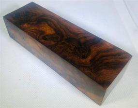 img 4 attached to Sonoran Desert Exotic Ironwood Burl Ball Pattern Blank - Size: 5 1/8 x 1 3/4 x 1 1/4 in - Quantity: 1