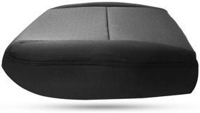 img 3 attached to 🚗 Ensun 20833416 Driver Seat Bottom Cover Black: Premium Replacement for 2010-2014 Chevy Silverado Tahoe GMC Sierra Yukon Cadillac Escalade ESV EXT