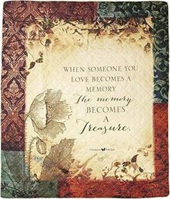 img 4 attached to Sympathy Gift Quilt Blanket Throw | Eternal Memories Memorial – Remembering a Loved One and Expressing Condolences after Loss