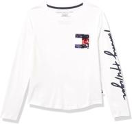 👚 девичья одежда и топы: футболки и блузки tommy hilfiger flippable passion 10 логотип