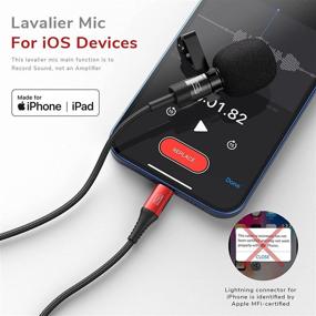 img 3 attached to 🎙️ Pixel Professional Lavalier Lapel Mic for iPhone/iPad - Apple MFi-Certified, Ultra-clear Sound for Video Recording, YouTube Vlogging, Livestreaming & Interviews!